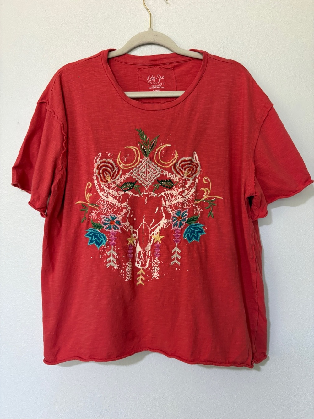 Kyla Seo Velma Embroidered T-Shirt